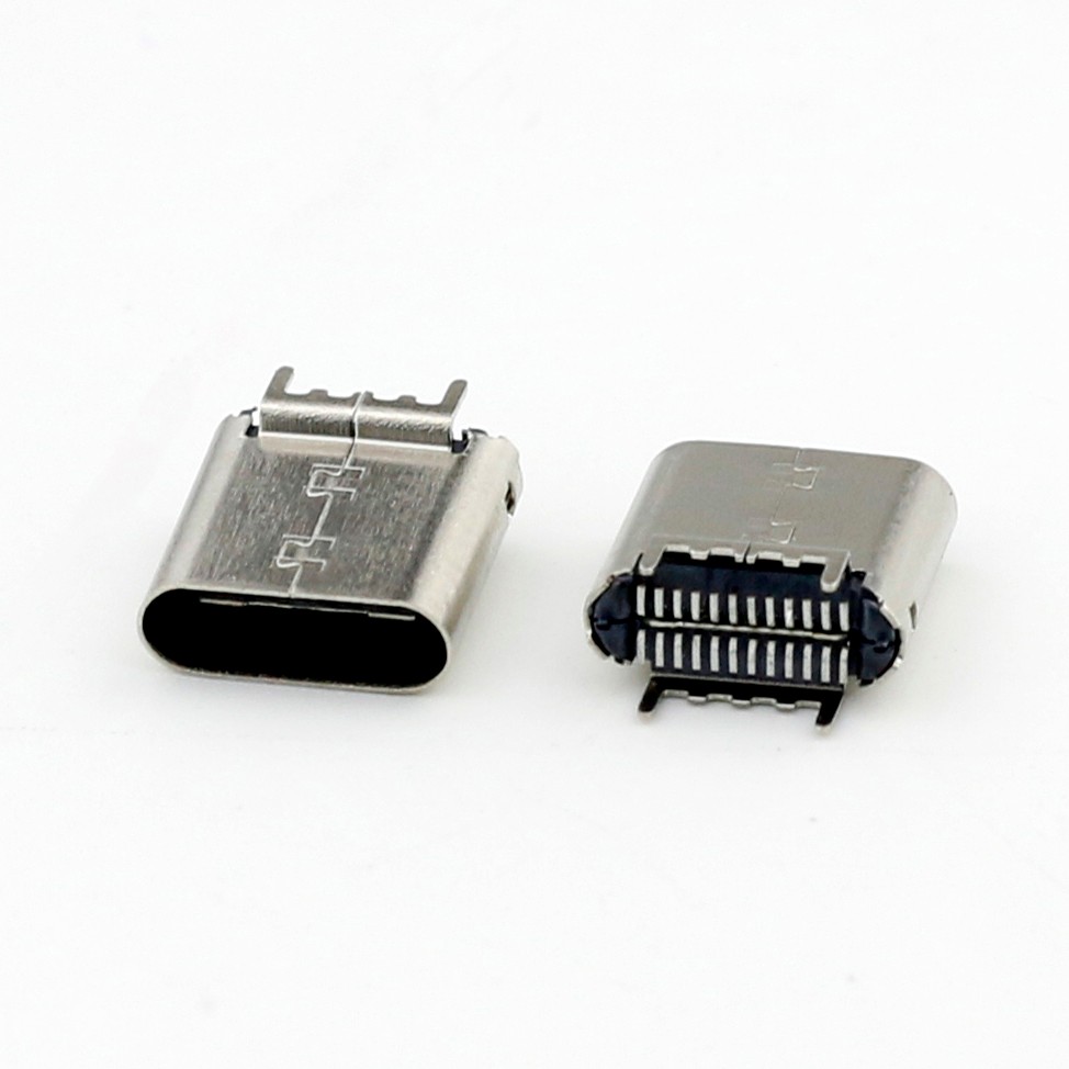 TYPE-C female vertical