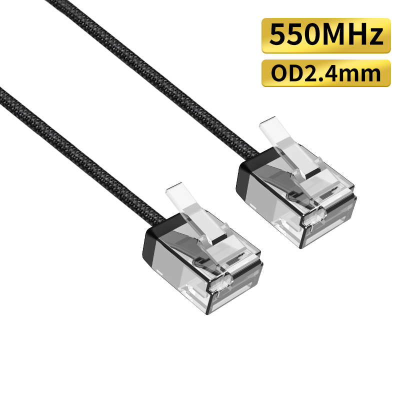 Ultra Slim Cat 6 Ethernet Cable（Weaving Short style）
