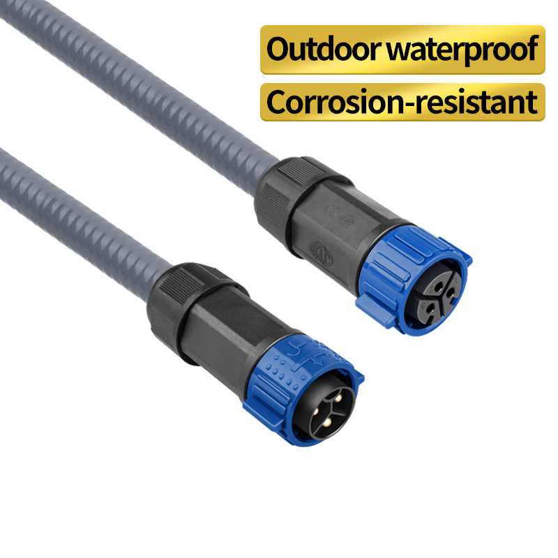 3-core waterproof aviation plug connector
