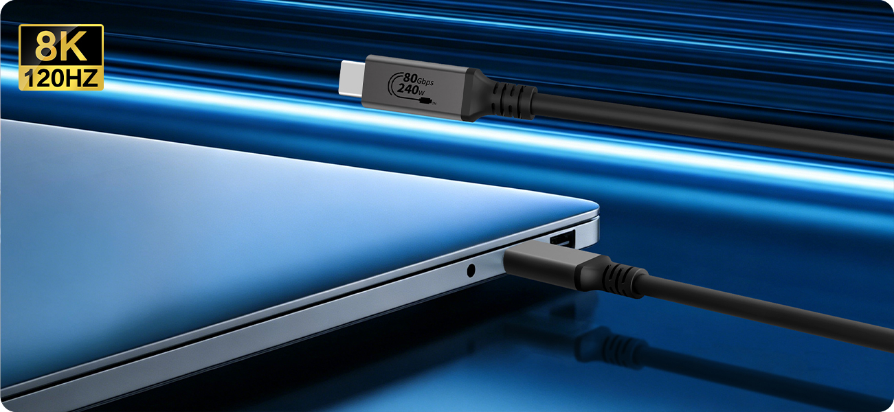 USB4 80G 40G/240W Cable