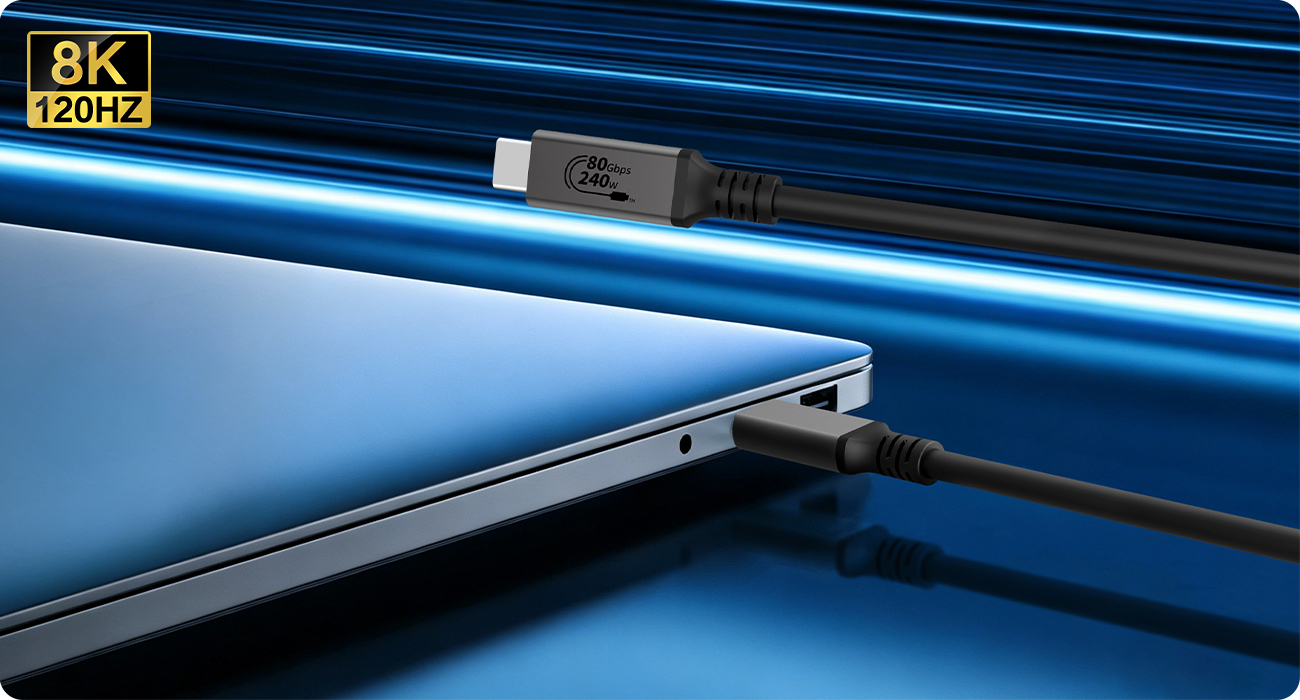USB4 80G 40G/240W Cable