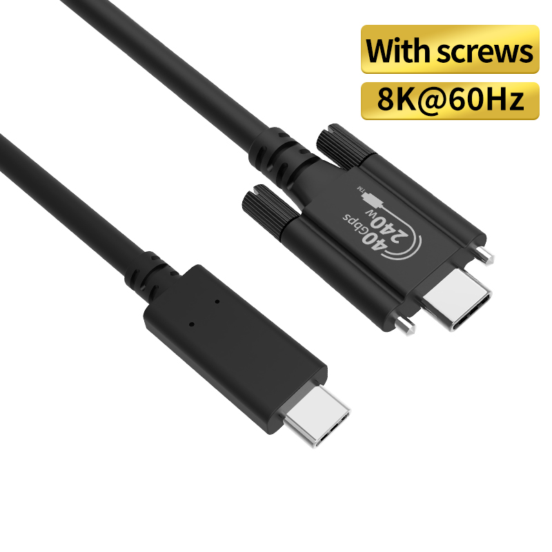 USB4 with screw locking