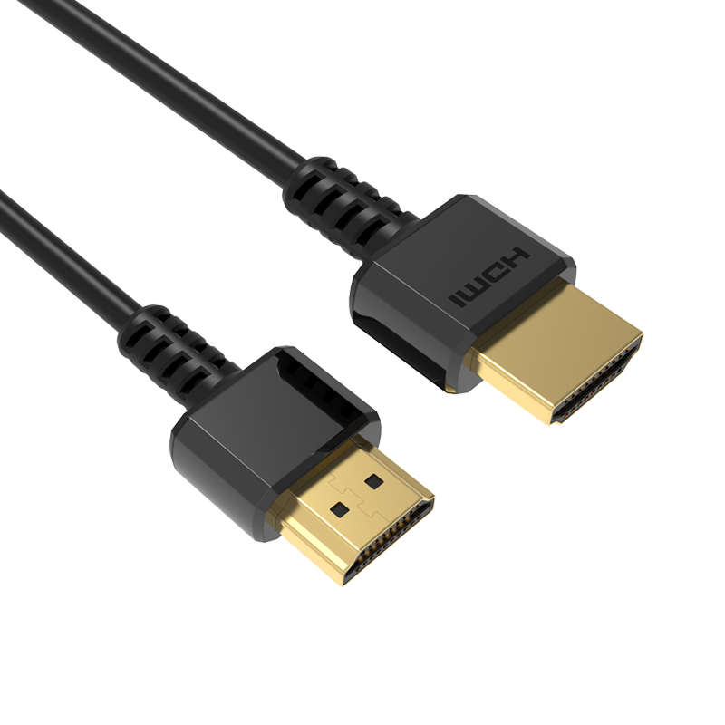 HDMI 2.1 A Male, 34AWG/36AWG, Polycarbonate Housing
