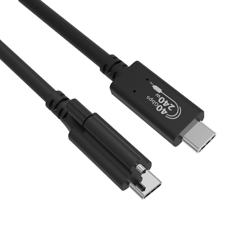 USB4 with screw locking
