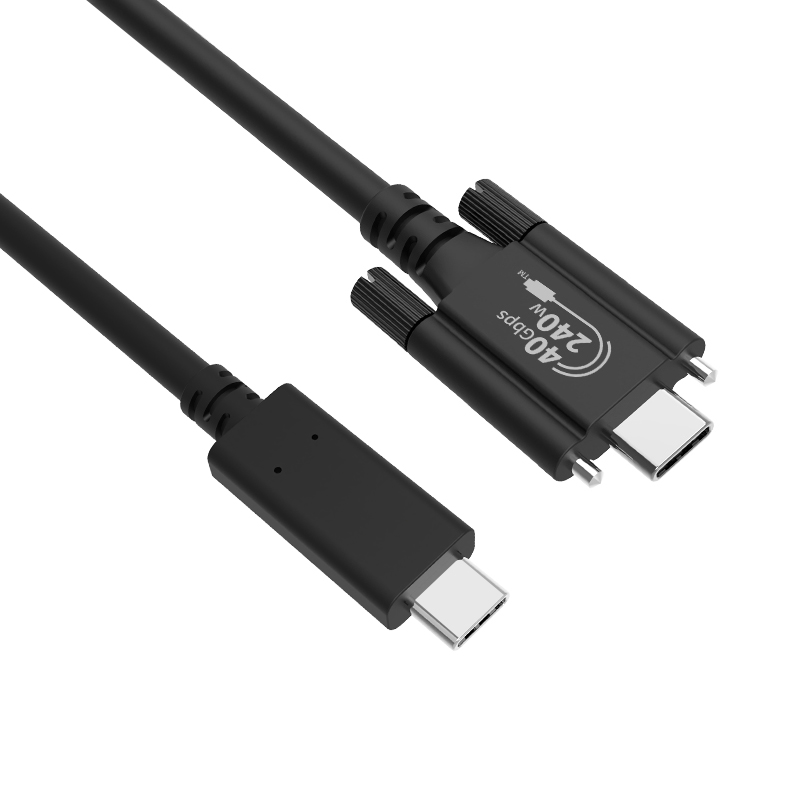 USB4 with screw locking